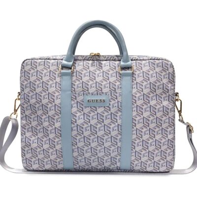 Guess GCube Streifen Blau Laptop-Tasche - Notebooktasche Guess GCube Streifen Blau Laptop-Tasche - Notebooktasche
