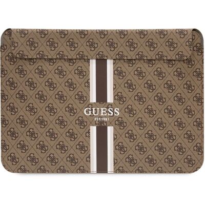 Guess Magnetische Laptophülle - 13/14 Zoll 4G Streifen Braun Guess Magnetische Laptophülle - 13/14 Zoll 4G Streifen Braun