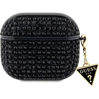 Étui Guess AirPods 3 Triangle Strass - Housse - Publicité Étui Guess AirPods 3 Triangle Strass - Housse - Publicité