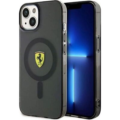 Ferrari Translucent MagSafe - Hülle für iPhone 14 Plus - Schwarz Ferrari Translucent MagSafe - Hülle für iPhone 14 Plus - Schwarz