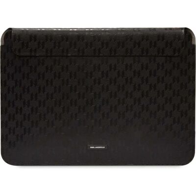 Karl Lagerfeld 14" Saffiano Notebook Sleeve - Schwarz Karl Lagerfeld 14" Saffiano Notebook Sleeve - Schwarz