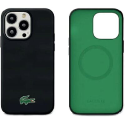 Lacoste LCHMP15XSLOK Étui Dur Noir iPhone 15 Pro Max - Publicité Lacoste LCHMP15XSLOK Étui Dur Noir iPhone 15 Pro Max - Publicité