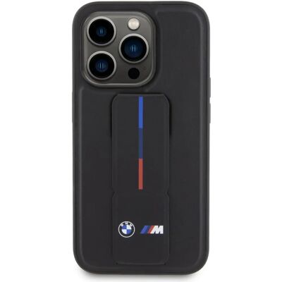 Coque BMW iPhone 15 Pro - Noire, Relief, Luxe Coque BMW iPhone 15 Pro - Noire, Relief, Luxe