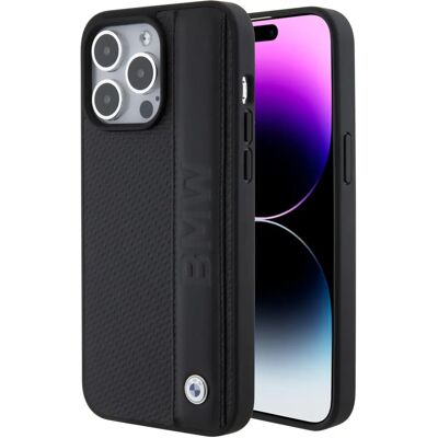 Coque en Cuir Texturé BMW - iPhone 15 Pro Max - Noir - Protection de Luxe Coque en Cuir Texturé BMW - iPhone 15 Pro Max - Noir - Protection de Luxe