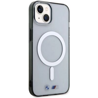 Coque Bmw Bmhmp15shcrs pour iPhone 15/14/13 - Transparent/Silver, 6.1" - Étui Coque Bmw Bmhmp15shcrs pour iPhone 15/14/13 - Transparent/Silver, 6.1" - Étui