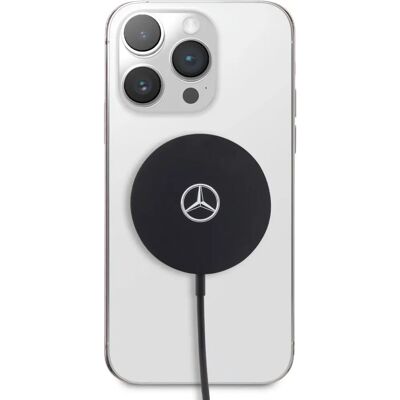 Mercedes Wireless Charger - 15W MagSafe, Schwarz, Kompakt - Wireless Charger Mercedes Wireless Charger - 15W MagSafe, Schwarz, Kompakt - Wireless Charger