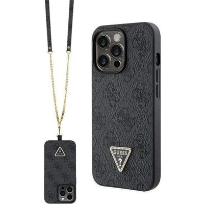 Etui Guess en cuir écologique noir pour iPhone 13 Pro / 13 - Sacoche - Publicité Etui Guess en cuir écologique noir pour iPhone 13 Pro / 13 - Sacoche - Publicité