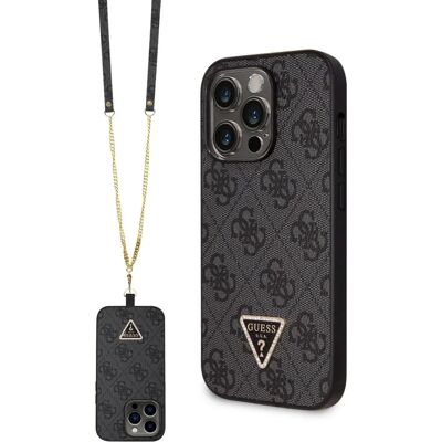 Guess iPhone 14 Pro Hülle - Stilvolle schwarze Schutzhülle Guess iPhone 14 Pro Hülle - Stilvolle schwarze Schutzhülle