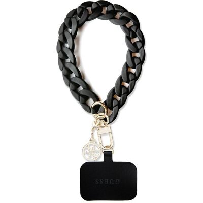 Guess Universal Big Hand Strap Acryl 4G Charm - Universelle Handyschlaufe Guess Universal Big Hand Strap Acryl 4G Charm - Universelle Handyschlaufe