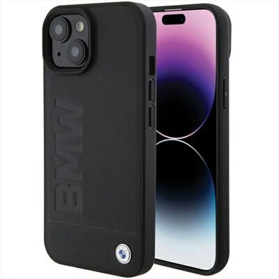 Étui en cuir BMW pour iPhone 15 Plus - Accessoire Téléphone Étui en cuir BMW pour iPhone 15 Plus - Accessoire Téléphone