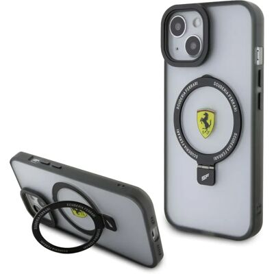 Ferrari iPhone 15 MagSafe Ring Stand Transparent - Smartphone Hülle Ferrari iPhone 15 MagSafe Ring Stand Transparent - Smartphone Hülle