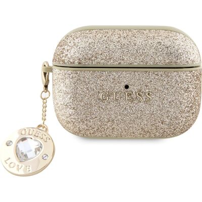 Guess - Fixed Glitter Heart - Gold - Kotelo Guess - Fixed Glitter Heart - Gold - Kotelo