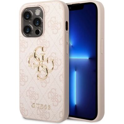 Guess Pink Hülle für iPhone 15 Pro Max - 4G Logo Guess Pink Hülle für iPhone 15 Pro Max - 4G Logo