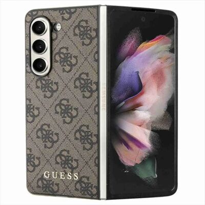 Coque Guess 4G Charms Collection Samsung Galaxy Z Fold 5 - Marron Coque Guess 4G Charms Collection Samsung Galaxy Z Fold 5 - Marron