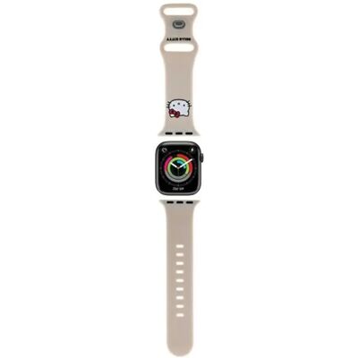 Hello Kitty Beiges Silikon-Armband für Apple Watch - 38/40/41mm Hello Kitty Beiges Silikon-Armband für Apple Watch - 38/40/41mm