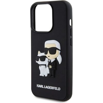 Karl Lagerfeld iPhone 13 Pro Hülle - Elegantes 3D Logo - Schutz & Stil Karl Lagerfeld iPhone 13 Pro Hülle - Elegantes 3D Logo - Schutz & Stil