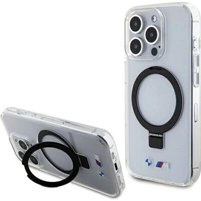 Étui BMW iPhone 15 Pro Transparent avec Support d’Anneau MagSafe Étui BMW iPhone 15 Pro Transparent avec Support d’Anneau MagSafe