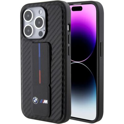 Coque rigide en cuir BMW pour iPhone 15 Pro - Protection de luxe Coque rigide en cuir BMW pour iPhone 15 Pro - Protection de luxe