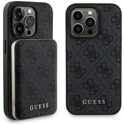 Guess iPhone 13 Pro Hülle & Powerbank Set - Schwarz Guess iPhone 13 Pro Hülle & Powerbank Set - Schwarz