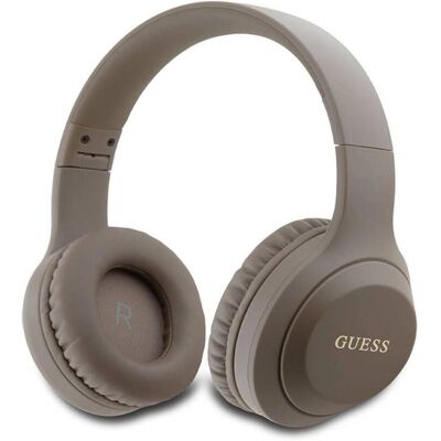 Guess Kabellose Kopfhörer mit klassischem Gold-Logo Braun - GUBHV21SFGSW Guess Kabellose Kopfhörer mit klassischem Gold-Logo Braun - GUBHV21SFGSW