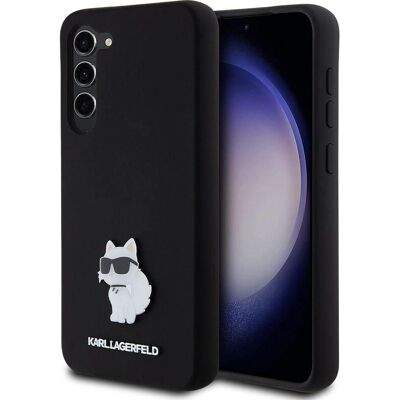 Coque en Silicone Karl Lagerfeld S23+ - Broche Choupette - Noir - Publicité Coque en Silicone Karl Lagerfeld S23+ - Broche Choupette - Noir - Publicité