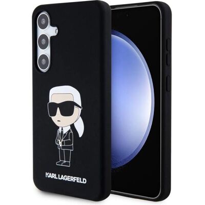 Coque en silicone Karl Lagerfeld S24+ - Samsung Galaxy S24+ - Publicité Coque en silicone Karl Lagerfeld S24+ - Samsung Galaxy S24+ - Publicité