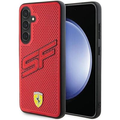 Ferrari Big SF Perforated - Samsung Galaxy S24 Hülle - Rot Ferrari Big SF Perforated - Samsung Galaxy S24 Hülle - Rot