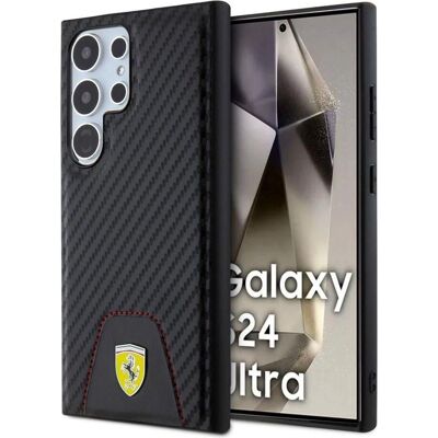 Samsung S24 Ultra Schwarzes Carbon-Stitched Bottom Hülle Samsung S24 Ultra Schwarzes Carbon-Stitched Bottom Hülle
