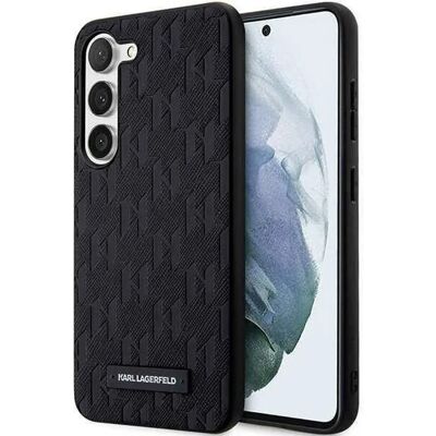 Karl Lagerfeld Saffiano Monogram - Smartphone-Hülle für Galaxy S24/S24+ - Schwarz Karl Lagerfeld Saffiano Monogram - Smartphone-Hülle für Galaxy S24/S24+ - Schwarz