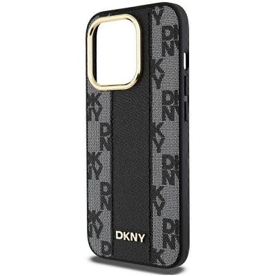 DKNY Schwarze Karo-Muster PU-Leder MagSafe Handyhülle - Hülle DKNY Schwarze Karo-Muster PU-Leder MagSafe Handyhülle - Hülle