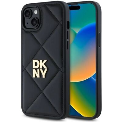 DKNY Apple iPhone 15 Plus 6,7" Ledertasche - Handyhülle DKNY Apple iPhone 15 Plus 6,7" Ledertasche - Handyhülle