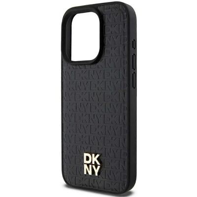 DKNY Schwarzes Leder Monogramm Muster Smartphone Hülle - Smartphone Hülle DKNY Schwarzes Leder Monogramm Muster Smartphone Hülle - Smartphone Hülle