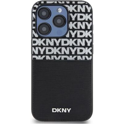 Pouzdro DKNY pro iPhone 14 Pro Černé s Kapsou na Karty Pouzdro DKNY pro iPhone 14 Pro Černé s Kapsou na Karty