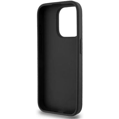 DKNY Černé kožené pouzdro na iPhone 14 Pro Max DKNY Černé kožené pouzdro na iPhone 14 Pro Max