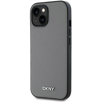 Coque DKNY pour iPhone 14 MagSafe Gris - Étui Téléphone Coque DKNY pour iPhone 14 MagSafe Gris - Étui Téléphone
