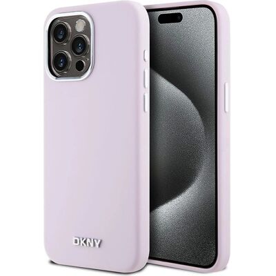 DKNY Pink iPhone 15 Pro Max Silikonhülle - MagSafe kompatibel DKNY Pink iPhone 15 Pro Max Silikonhülle - MagSafe kompatibel