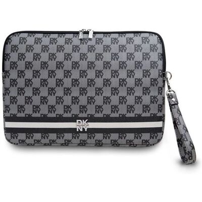 DKNY 15/16 Zoll Laptop-Hülle - Hochwertiges PU Leder, Karo & Streifen DKNY 15/16 Zoll Laptop-Hülle - Hochwertiges PU Leder, Karo & Streifen