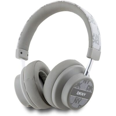 Słuchawki Bezprzewodowe DKNY - Beżowe - Bluetooth 5.3 - 30h - Wzór Skórzany Słuchawki Bezprzewodowe DKNY - Beżowe - Bluetooth 5.3 - 30h - Wzór Skórzany