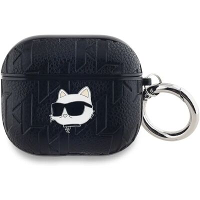 Etui Karl Lagerfeld pour AirPods 3 - Monogramme Choupette - Noir Etui Karl Lagerfeld pour AirPods 3 - Monogramme Choupette - Noir