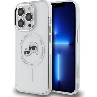 Coque MagSafe Karl Lagerfeld IML K&CH Têtes - Étui pour Smartphone Coque MagSafe Karl Lagerfeld IML K&CH Têtes - Étui pour Smartphone