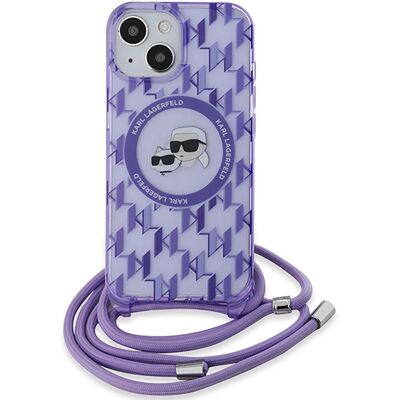 Funda Karl Lagerfeld para iPhone - Monograma Púrpura MagSafe Funda Karl Lagerfeld para iPhone - Monograma Púrpura MagSafe