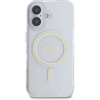 Guess GUHMP16MHFGERET iPhone 16 Plus 6,7" Átlátszó kemény tok - Telefonvédő Guess GUHMP16MHFGERET iPhone 16 Plus 6,7" Átlátszó kemény tok - Telefonvédő