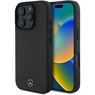 Apple iPhone 16 Pro Max Mercedes Leder MagSafe Hülle Apple iPhone 16 Pro Max Mercedes Leder MagSafe Hülle