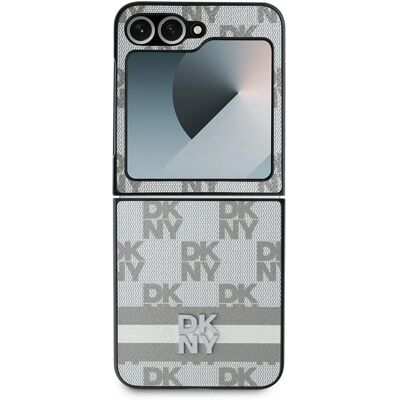 DKNY Galaxy Z Flip6 Hülle - Beiges Muster DKNY Galaxy Z Flip6 Hülle - Beiges Muster