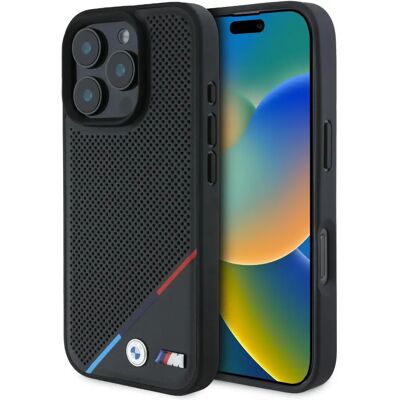 Coque BMW iPhone 16 Pro Tricolore MagSafe Coque BMW iPhone 16 Pro Tricolore MagSafe