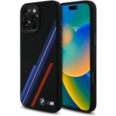 Coque en silicone BMW iPhone 16 Pro Max - Noir - Accessoire Smartphone Coque en silicone BMW iPhone 16 Pro Max - Noir - Accessoire Smartphone