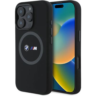 Coque en silicone BMW M Series avec MagSafe - Noir Coque en silicone BMW M Series avec MagSafe - Noir