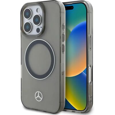 Mercedes iPhone 16 Pro 6.3" Hartschale Silver Ring MagSafe - Smartphone Hülle Mercedes iPhone 16 Pro 6.3" Hartschale Silver Ring MagSafe - Smartphone Hülle