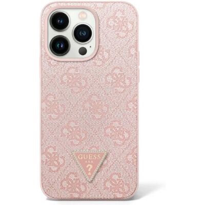 Guess Pink Leder iPhone 16 Pro Hülle - Smartphone Zubehör Guess Pink Leder iPhone 16 Pro Hülle - Smartphone Zubehör