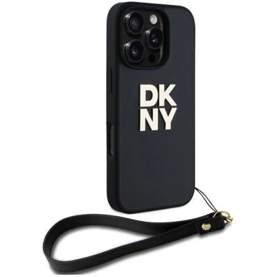 Odolný tvrdý kryt DKNY s náramkem pro iPhone 16 Pro Max Odolný tvrdý kryt DKNY s náramkem pro iPhone 16 Pro Max